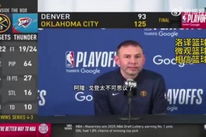 掘金主帅佩服戈登带伤上阵：太不可思议了！没见过有人这么强硬！
